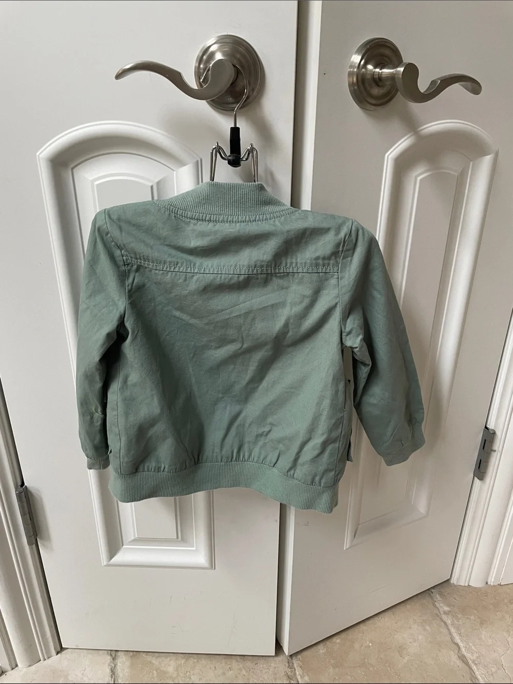OshKosh B'gosh Kids Mint Green Zip Front Bomber Jacket